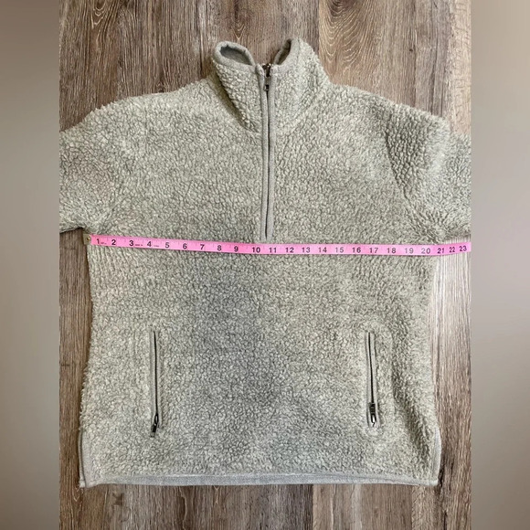 Marine Layer Lady Sherpa Corbet in Heather Grey Size Large Retail $148 - Picture 10 of 13